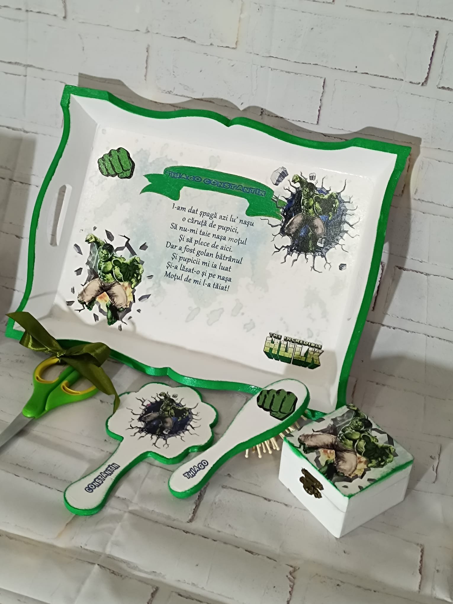 Tăvițe personalizate băiețel