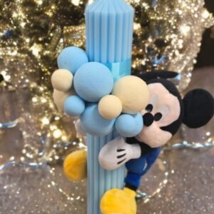 Lumânări botez cu Mickey sau Minnie