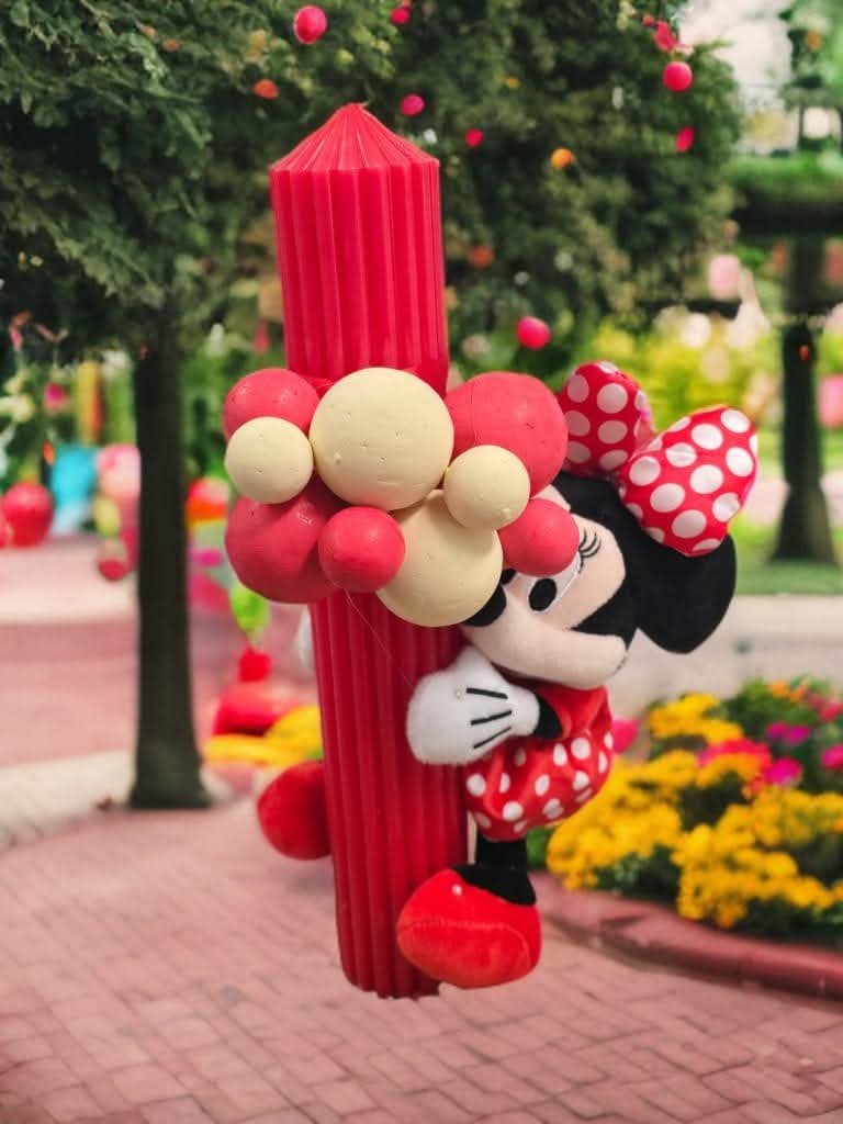 Lumânări botez cu Mickey sau Minnie - imagine 3
