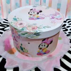 Cutie rotunda de carton  Baby MInnie Mouse